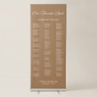 Bohemian Alphabetical Large Wedding Seating Chart