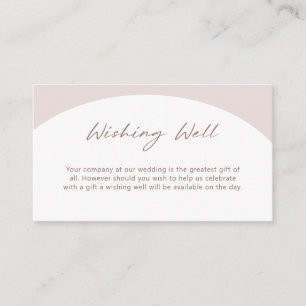 Bohemian Arch Wishing Well Enclosure Card