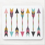 Bohemian Arrows Mouse Pad<br><div class="desc">Fun and colourful bohemian arrows.</div>