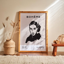 Bohemian art poster collection