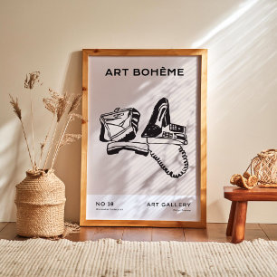 Bohemian art poster collection
