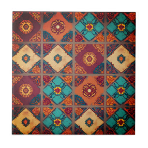 Bohemian Autumn Ceramic Tile