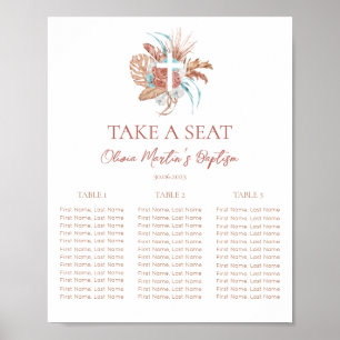 Bohemian Baptism Boho Christening Seating Chart 2 