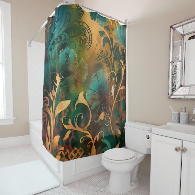 Bohemian Bathroom Retreat: Enchanted Garden (In Situ)