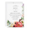 Bohemian Blooms Frame Wedding Invitation