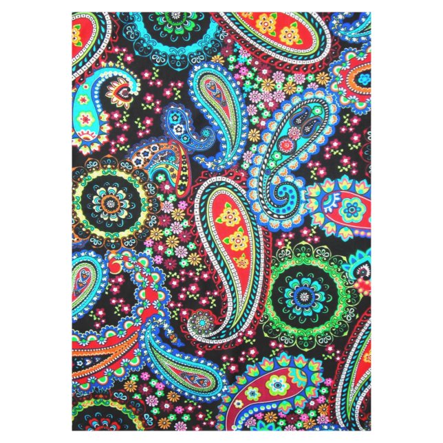 Bohemian Boho MOD Pattern Tablecloth (Front)