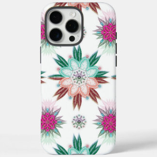 Bohemian Breeze Mandala Flower iPhone 16 Pro Max Case