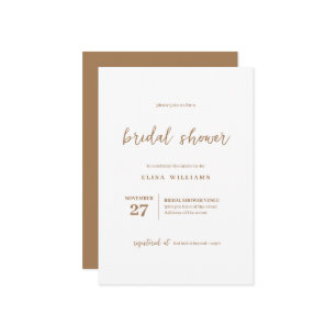 Bohemian Bridal Shower Invitation