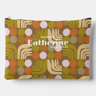 Bohemian Brown Green Orange Accessory Pouch