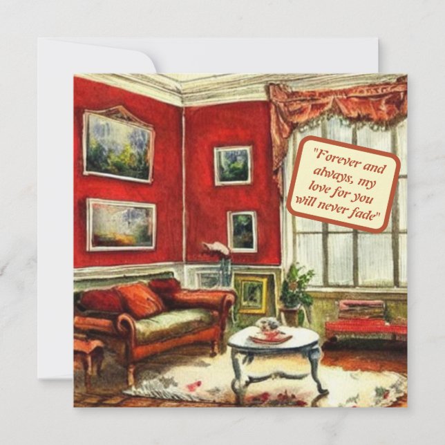 Bohemian Charm: "Rustic Love" Card (Front)