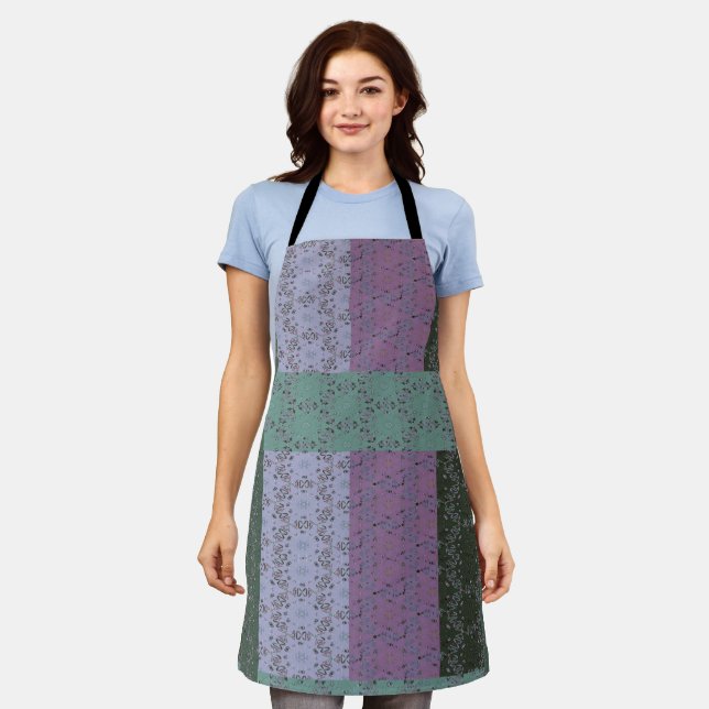 Bohemian chic deco apron (Worn)