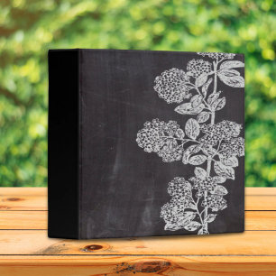 Bohemian Chic french country chalkboard botanical Binder