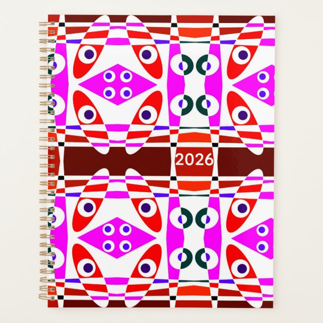 Bohemian Chintz 40 Red Fuchsia Pink (Devant)