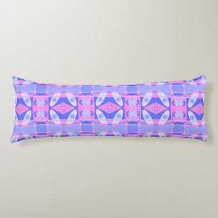 Bohemian Chintz 69 Pink Blue Periwinkle Body Pillow