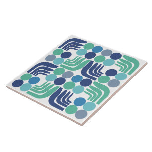 Bohemian Coastal Blue Tile