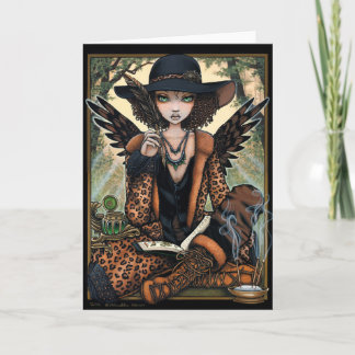 Bohemian Creole Nature Shaman Ethnic Angel Willa Card