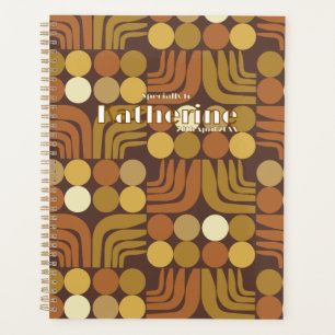 Bohemian Dark Brown Planner