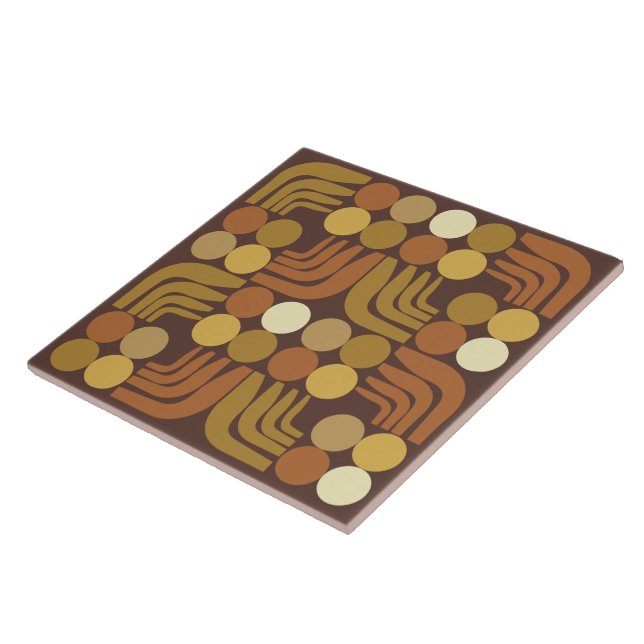 Bohemian Dark Brown Tile (Side)