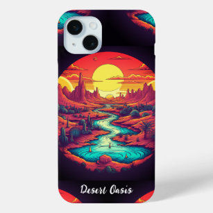 Bohemian Desert Oasis iPhone 15 Mini Case
