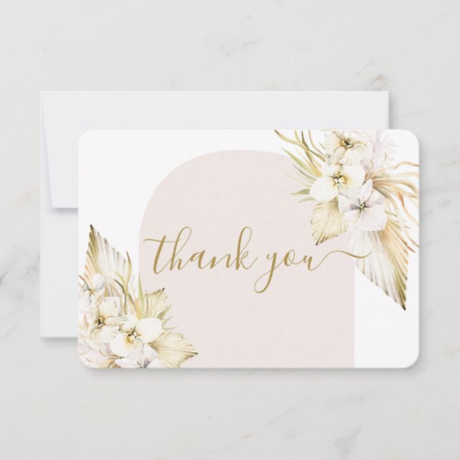 Bohemian Desert thank you card (Front)