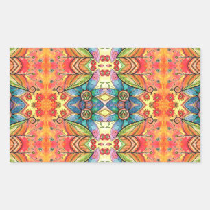 Bohemian Design Colourful Pattern Sticker