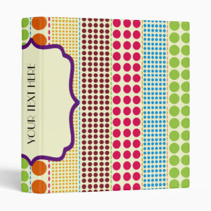 Bohemian Dots Binder