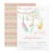 Bohemian Dream Catcher Baby Girl Shower Invitation