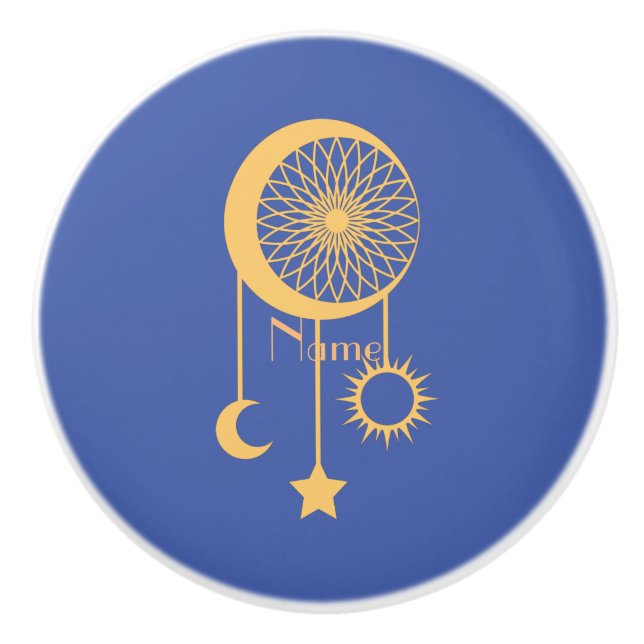 Bohemian Dream Catcher Thunder_Cove        Ceramic Knob (Front)