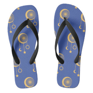 Bohemian Dream Catcher Thunder_Cove Flip Flops