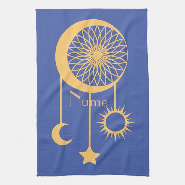 Bohemian Dream Catcher Thunder_Cove         Kitchen Towel (Vertical)