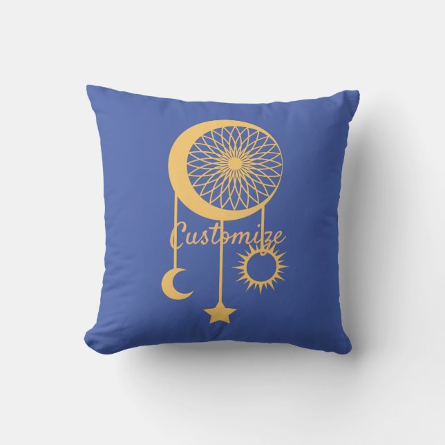 Bohemian Dream Catcher Thunder_Cove       Throw Pillow (Front)