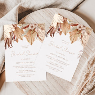Bohemian Dream Floral Bridal Shower Rose Gold