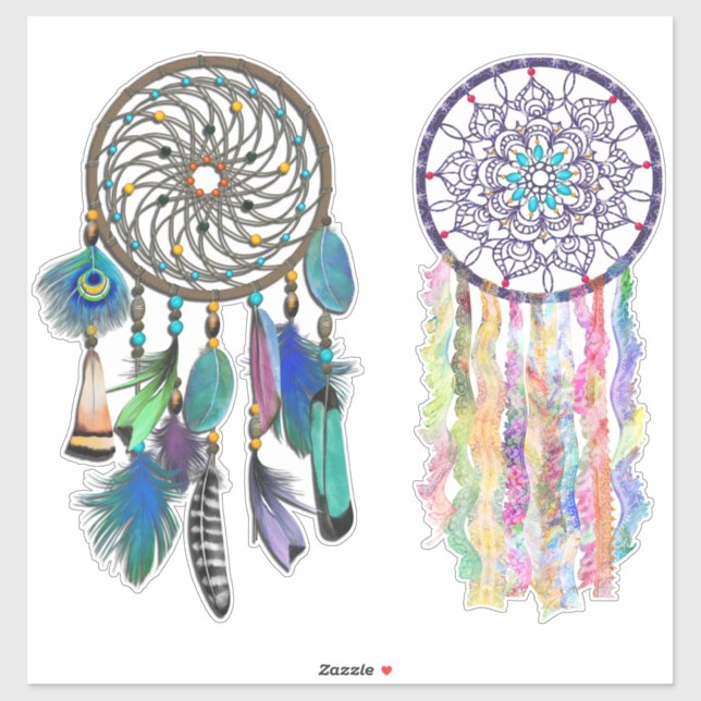 Bohemian Dreamcatchers | White or Clear (Sheet)