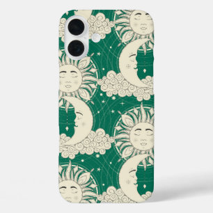 bohemian dreams green iPhone 16 plus case