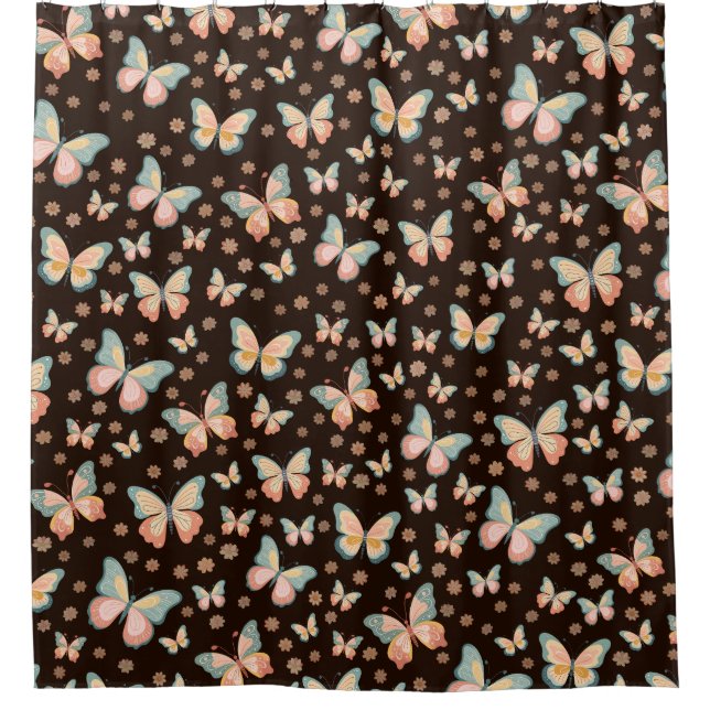 Bohemian dreams of butterflies and flowers on. (Front)