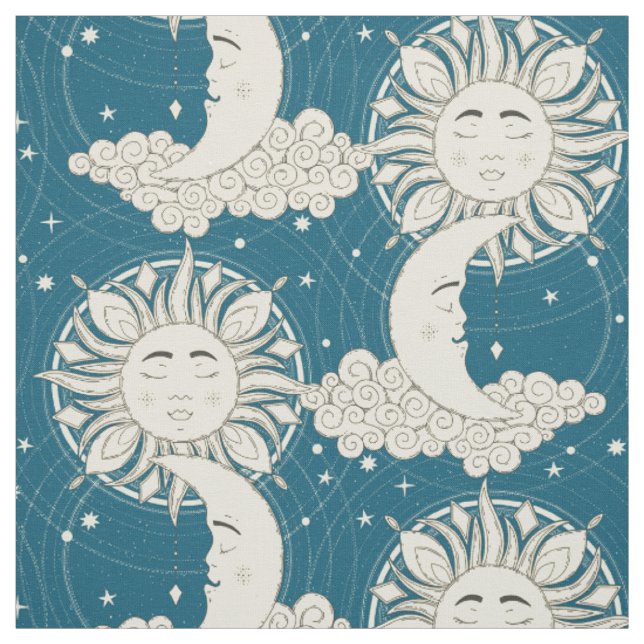 bohemian dreams peacock fabric (Swatch)