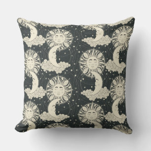 bohemian dreams soot throw pillow