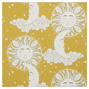 bohemian dreams yellow fabric