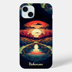Bohemian Dreamy Landscapes 1 iPhone 15 Mini Case