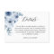 Bohemian Dusty Blue Floral Wedding Details