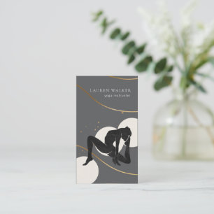 Bohemian Earth Tones Yoga Studio Business Card