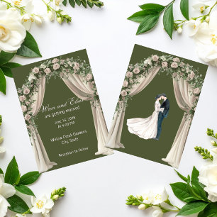 Bohemian Elegance Wedding Collection Invitation