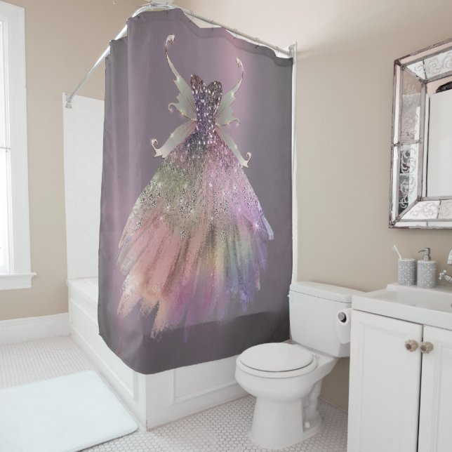 Bohemian Fairy Ball Gown | Muted Ombre Wine Sheen (In Situ)