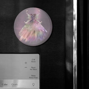 Bohemian Fairy Ball Gown   Muted Ombre Wine Sheen Magnet
