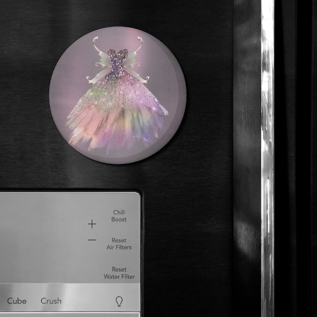 Bohemian Fairy Ball Gown | Muted Ombre Wine Sheen Magnet (Creator Uploaded)