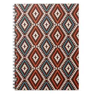 Bohemian, fashionable seamless ornament in ethnic notebook