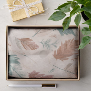 Bohemian Feather Dance Tissue Paper