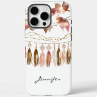 Bohemian Feather Indian Leaf iPhone 