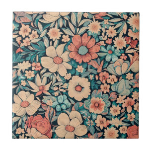 Bohemian Flower Tile