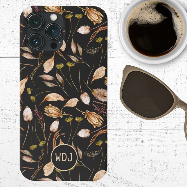Bohemian Foliage Monogram Case-Mate iPhone Case (Creator Uploaded)